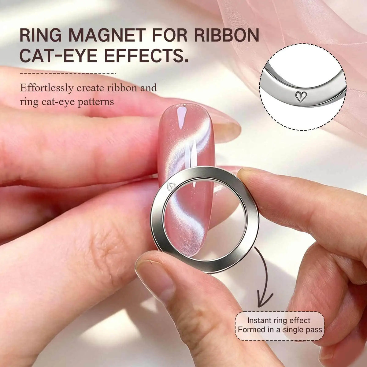 Ring Cat Eye Magnet Tool – Circular Nail Art Wand