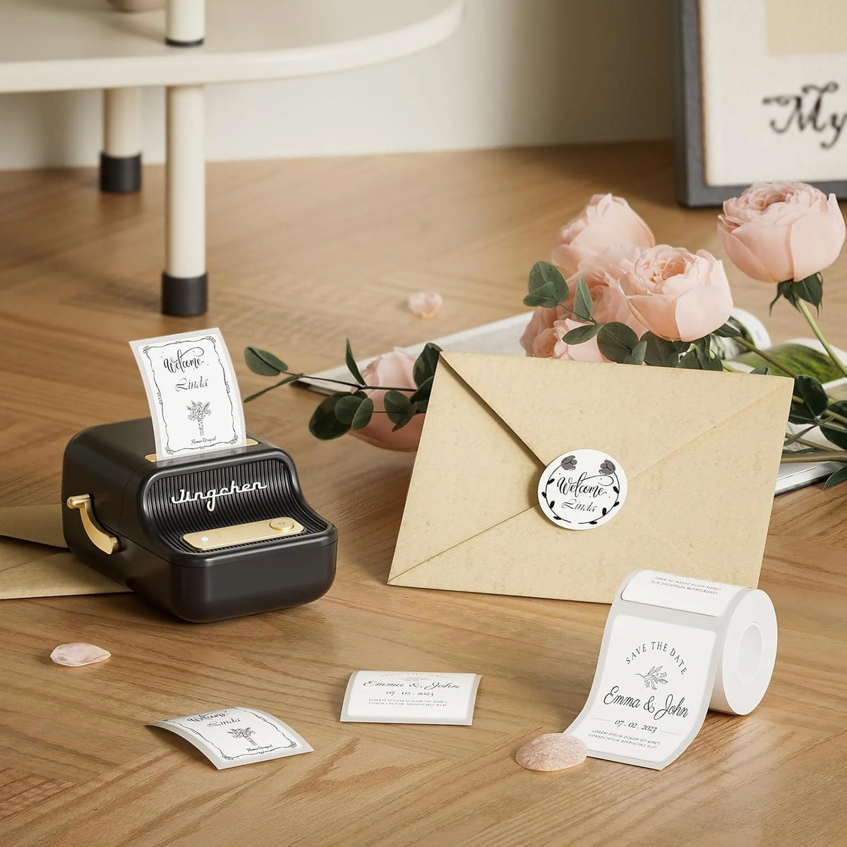NIIMBOT B21 Bluetooth Thermal Label Maker | Portable Sticker Thermal Label Printer PRIMED