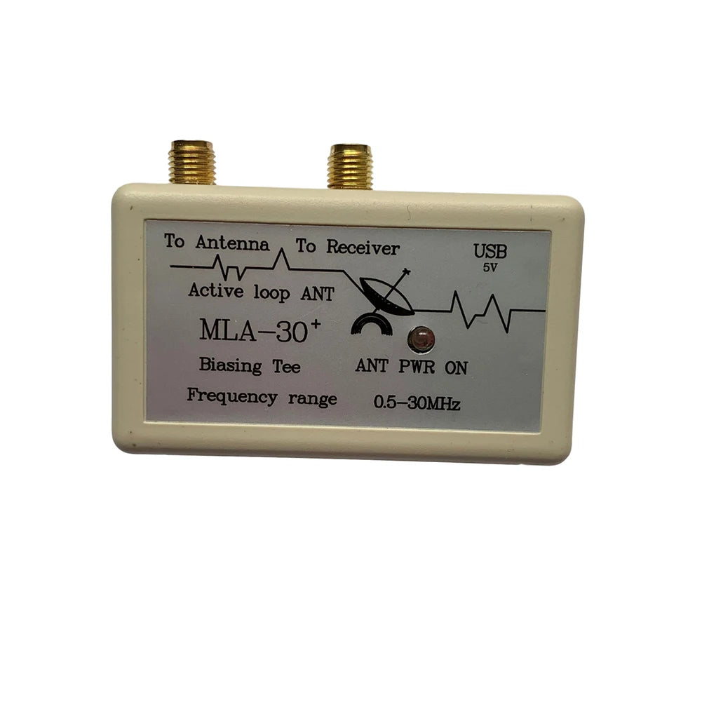 MLA-30+ Active Loop Antenna 0.5–30MHz Low-Noise Shortwave