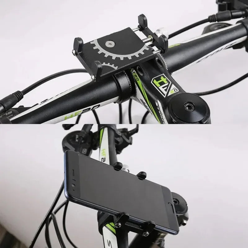 Universal Bike & Motorcycle Phone Mount | Metal Handlebar Clip Bike Phone Mount PRIMED