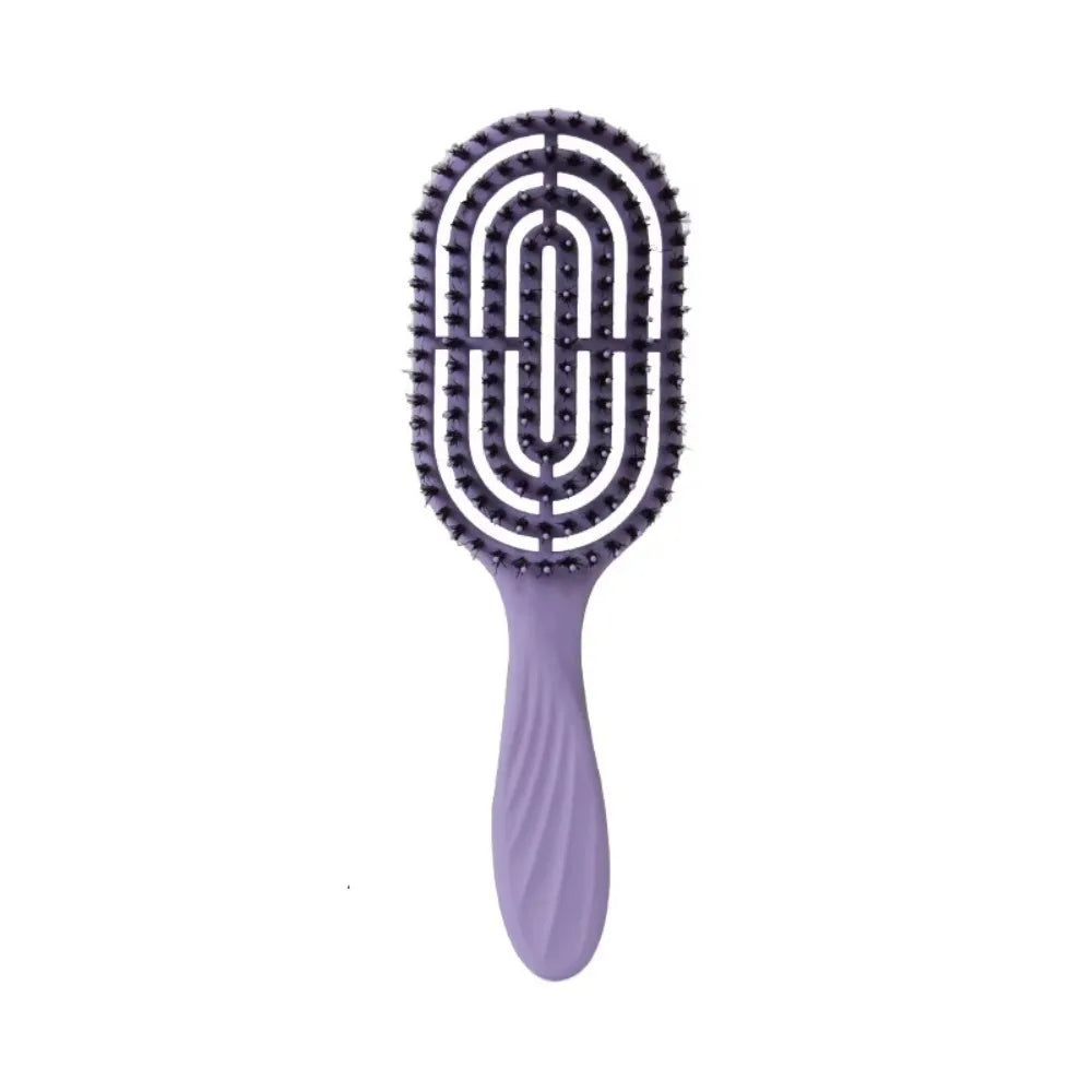 Wide-Tooth Scalp Massage Comb – Detangling Anti-Static Hair Brush