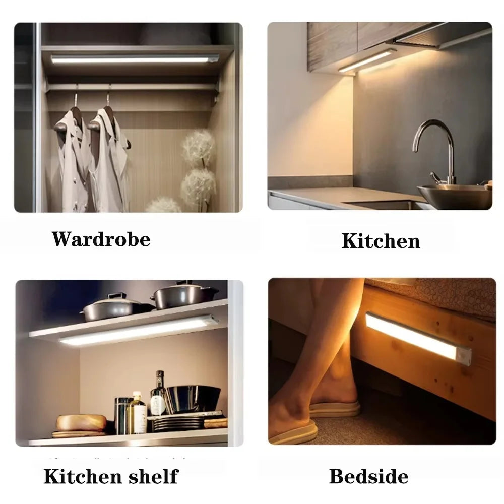 USB Rechargeable Motion Sensor LED Cabinet Bar Light LED Cabinet Light PRIMED