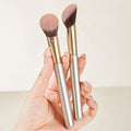 Angled Blush & Contour Makeup Brush – Soft Powder Tool