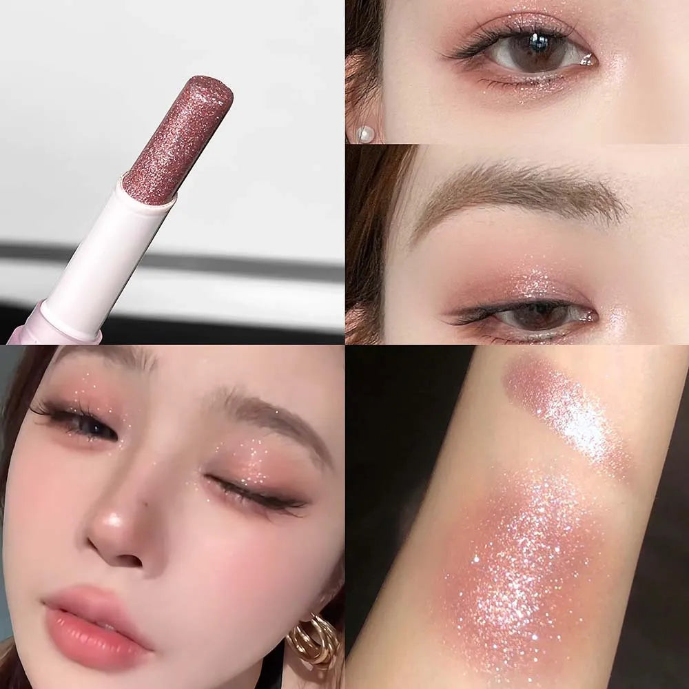 Shimmer Highlighter Stick – Diamond Glitter Eyeshadow Pencil