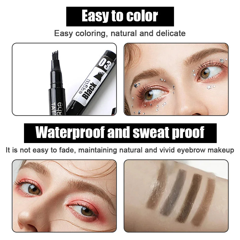 Waterproof Liquid Eyebrow Pencil – Long-Lasting & Natural