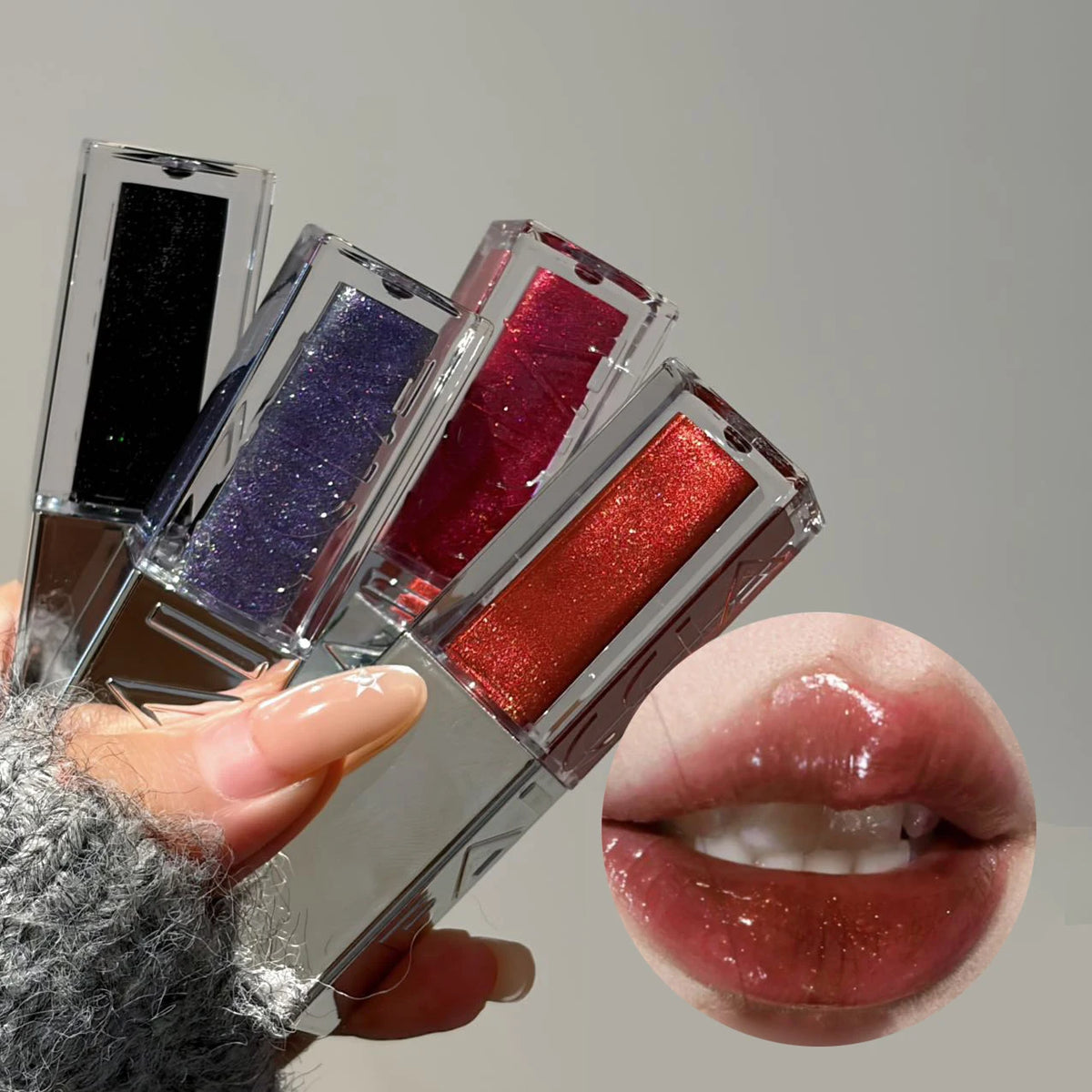 Crystal Shimmer Pearl Lip Gloss – Waterproof Moisturizing Glaze Shimmer Lip Gloss PRIMED