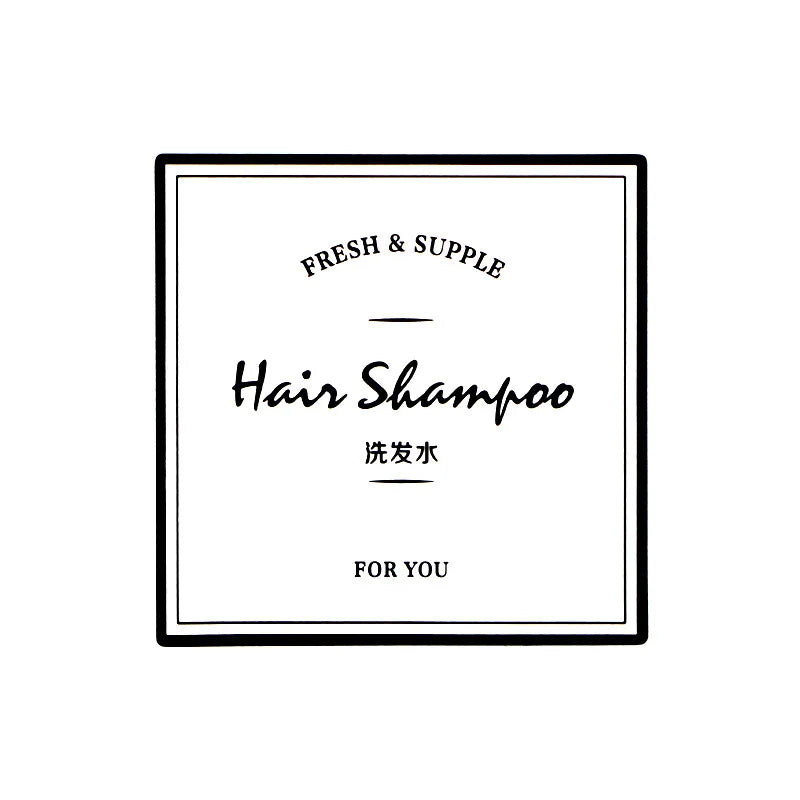 Waterproof Minimalist PVC Bathroom Label Stickers | Self-Adhesive