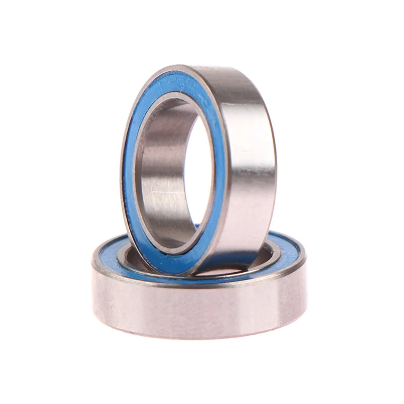 6700 2RS Bearings 10x15x4mm Blue Rubber Sealed 2-Pack