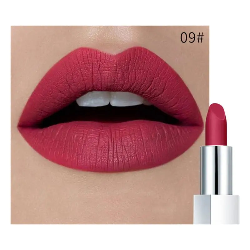 Pudaier Waterproof Matte Lipstick – Vitamin E, 17 Shades