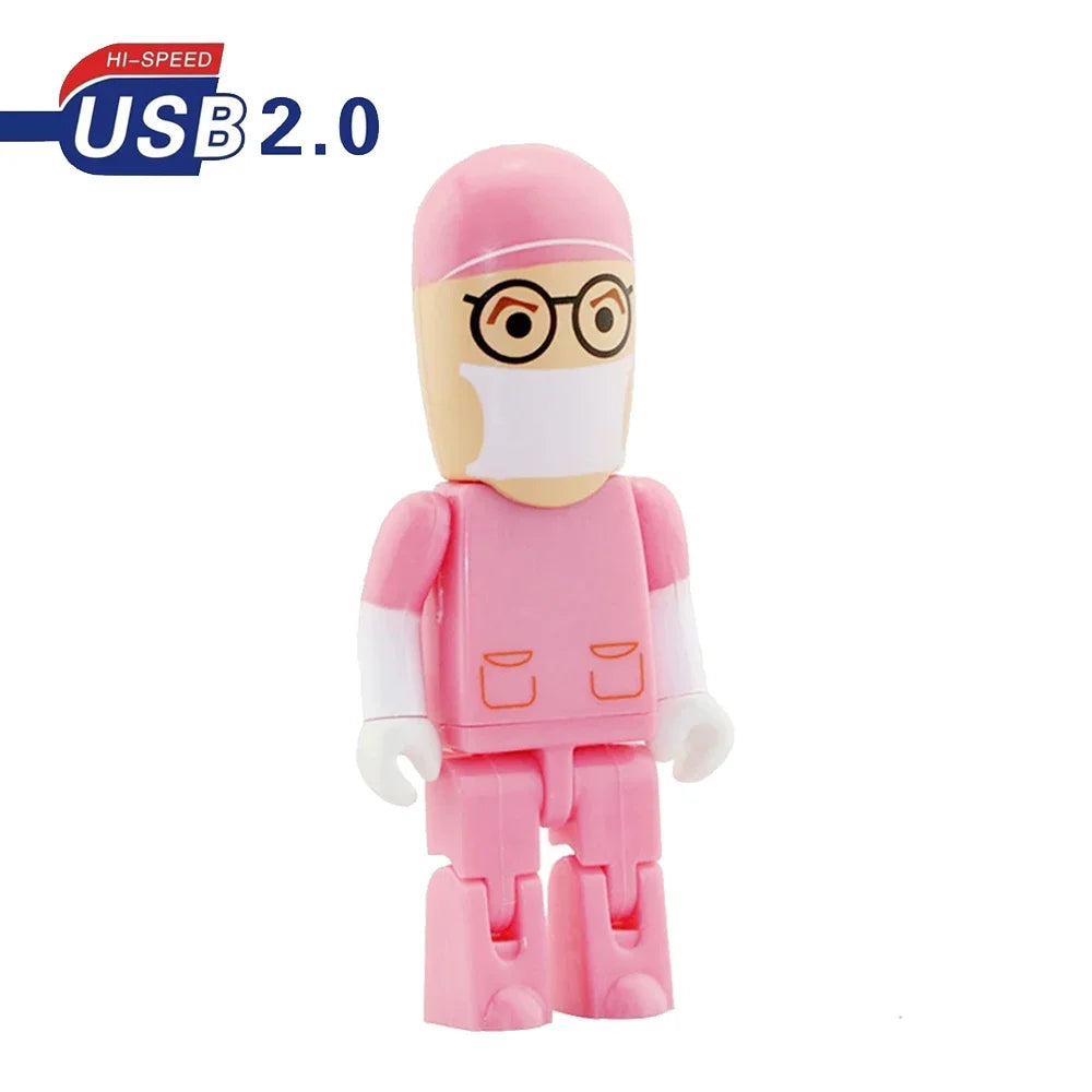 Doctor & Nurse Novelty USB Flash Drive 4GB–64GB | USB 2.0 Novelty USB Flash Drive PRIMED 16 GB Style3