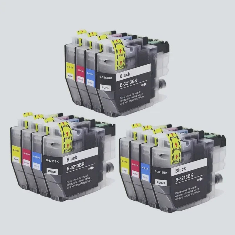 LC3211 LC3213 Compatible Ink Cartridges – Brother DCP MFC Ink Cartridges PRIMED