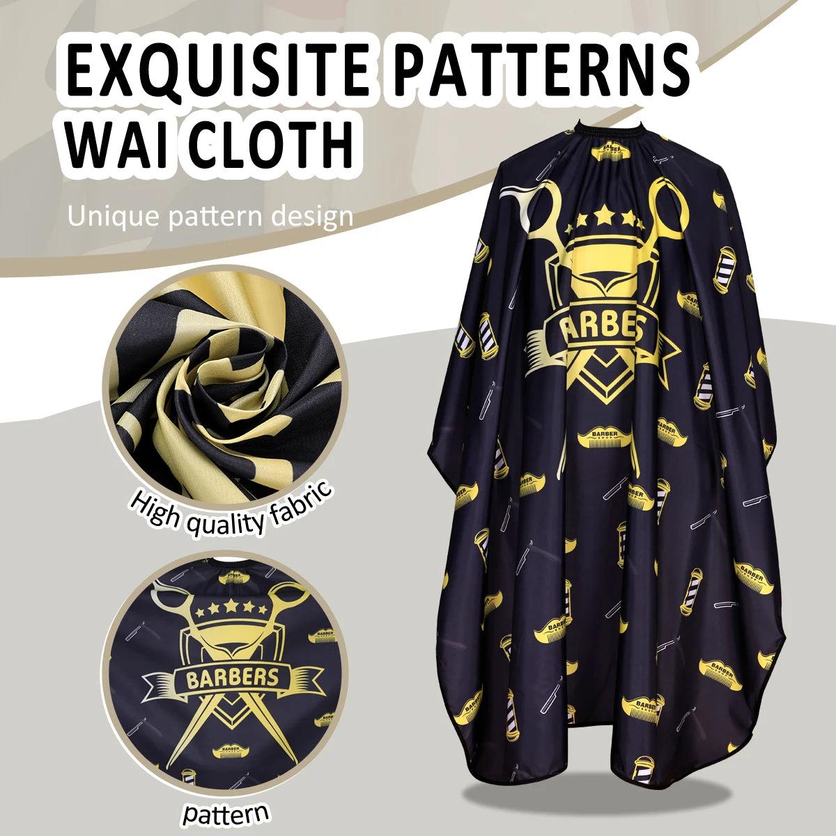 Professional Barber Haircut Cape – Salon Hairdressing Gown Hairdressing Cape PRIMED