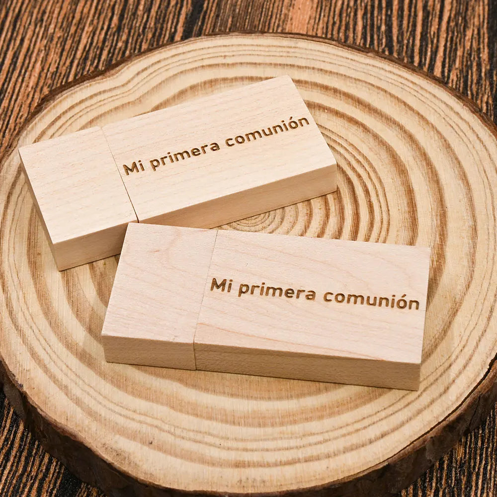 20-Pack Wooden USB 3.0 Flash Drives Custom Logo 16–128GB Gift USB Flash Drive PRIMED