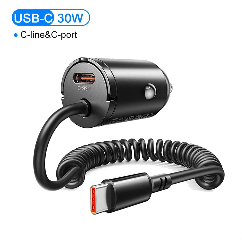 ORICO 30W USB-C Car Charger – PD & QC 3.0 Fast Charging USB-C Car Charger PRIMED 30W Car Charger