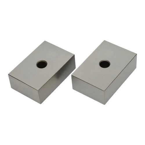 1-2-3 Steel Setup Blocks 1"×2"×3" Matched Pair – 1 Hole