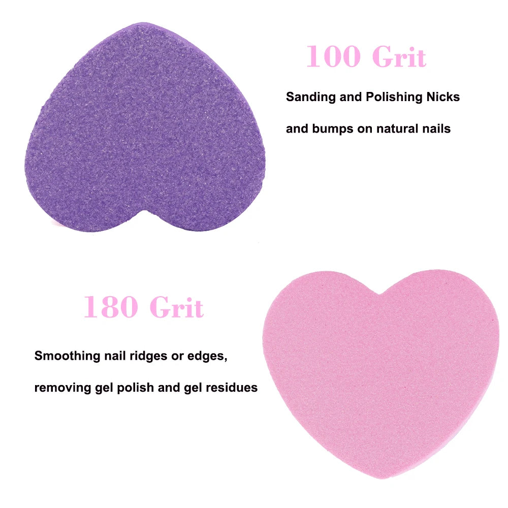 Mini Nail Sponge Buffer Blocks – Buffing Sanding File 10/20/50Pcs Nail Buffer Block PRIMED