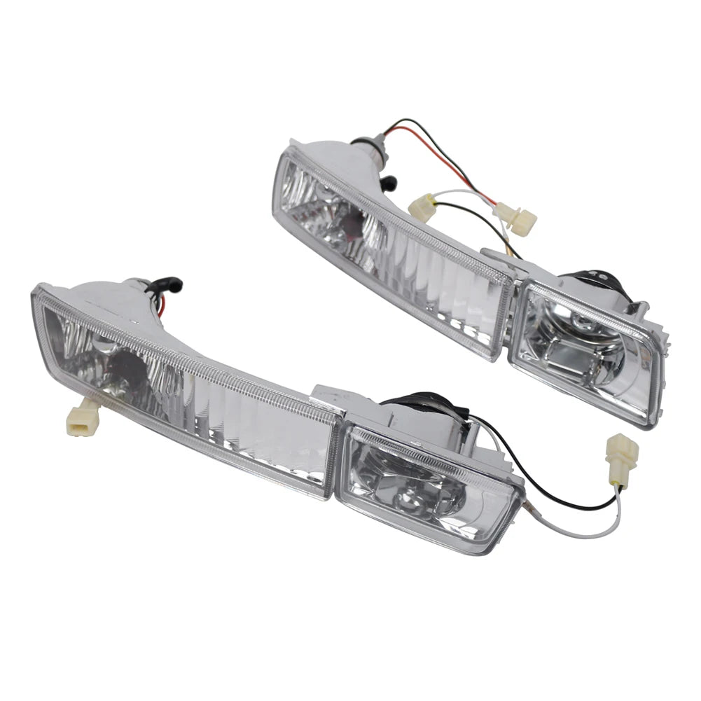 VW Golf Jetta MK3 Front Fog Light & Turn Signal Kit 1993–1998 Fog Light Assembly PRIMED WHITE
