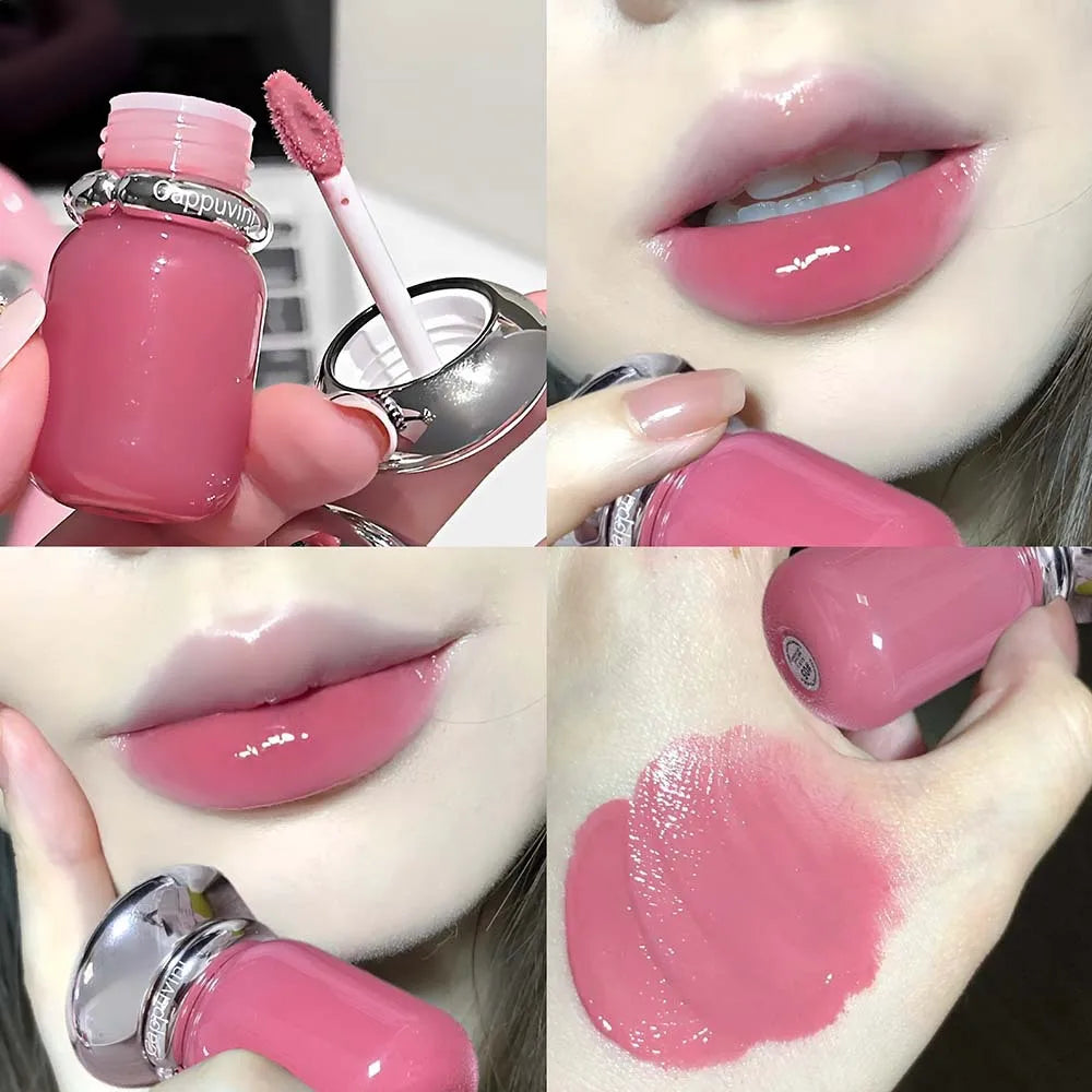 Nude Pink Mirror Lip Gloss – Hydrating Waterproof Korean Style Lip Gloss PRIMED 05