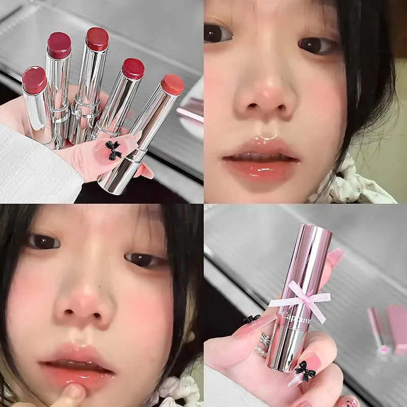 Cappuvini Glass Mirror Lip Gloss – Moisturizing Lip Tint Lip Gloss PRIMED