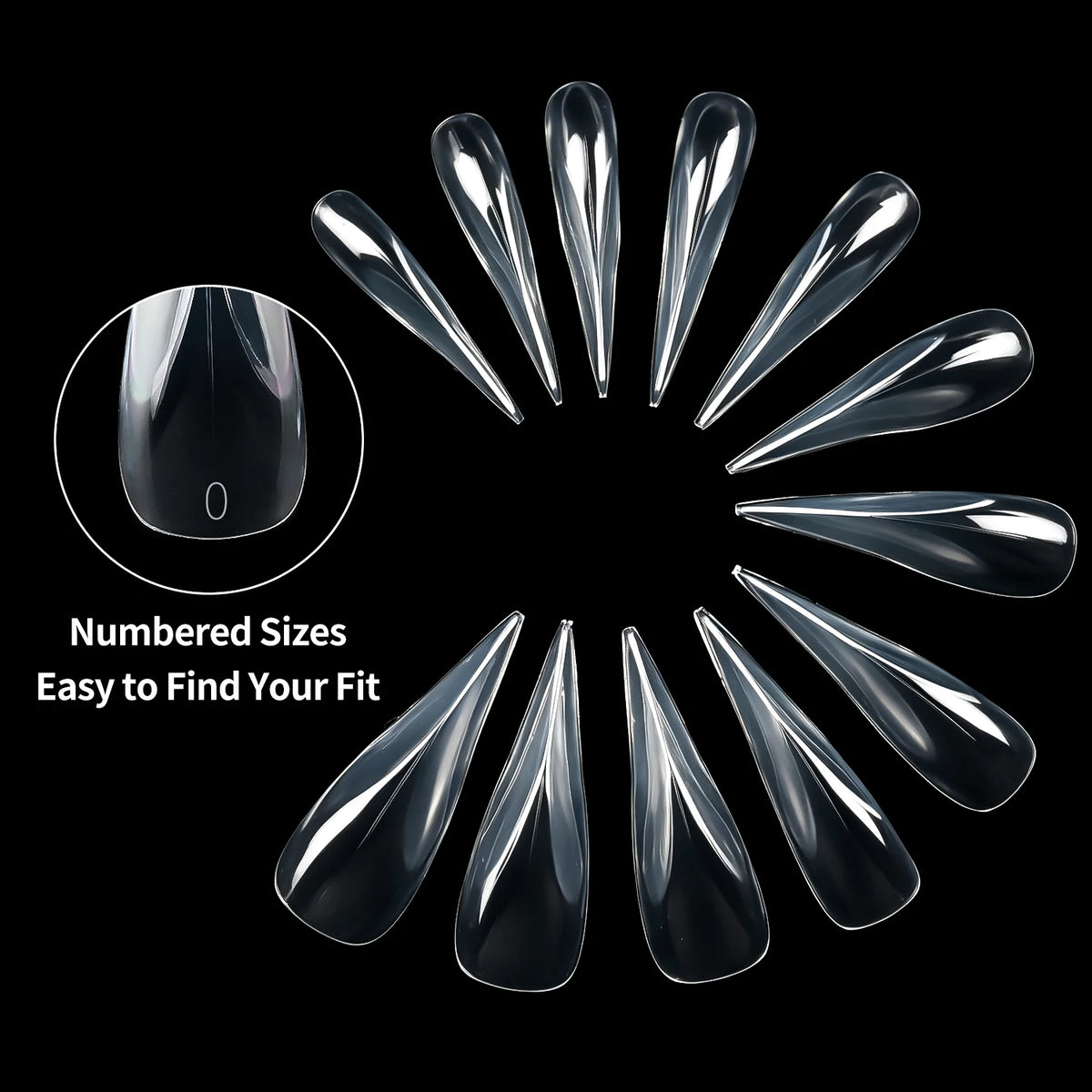 120Pcs Eagle Claw Press On Nails – Cat Claw Fake Nail Tips Press On Nails PRIMED