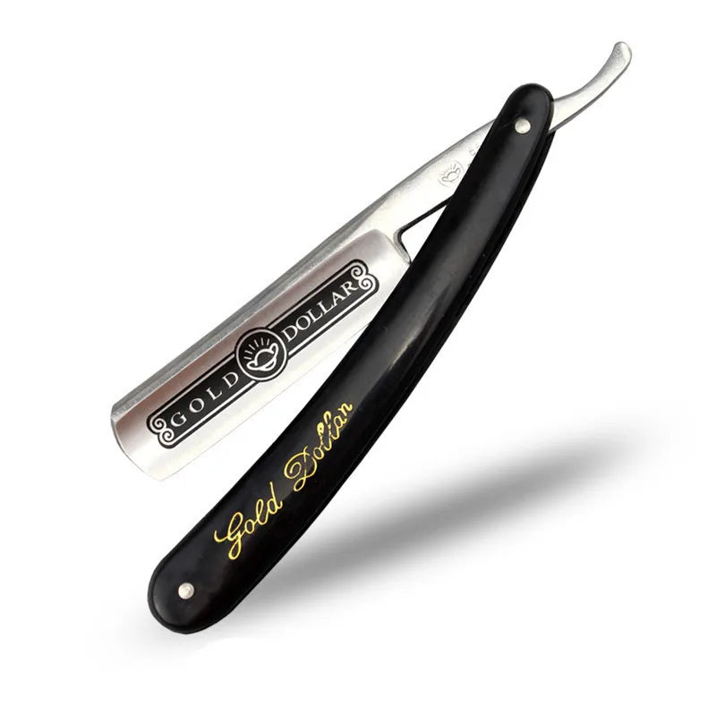 Stainless Steel Straight Edge Razor – Barber Shave R66
