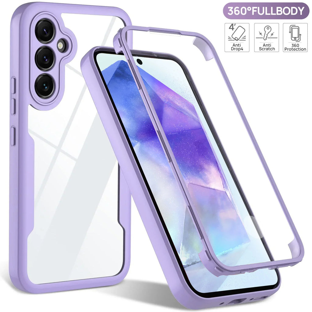 360° Shockproof Full Cover Case for Samsung Galaxy A Series Phone Protection Case PRIMED