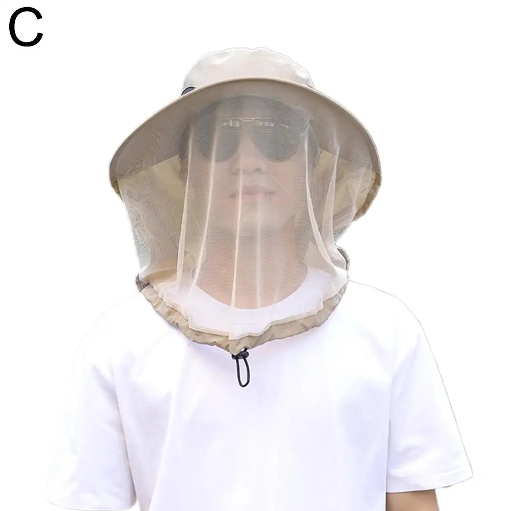 Mosquito Head Net Hat – Full Mesh Bug Protection Outdoor Cap