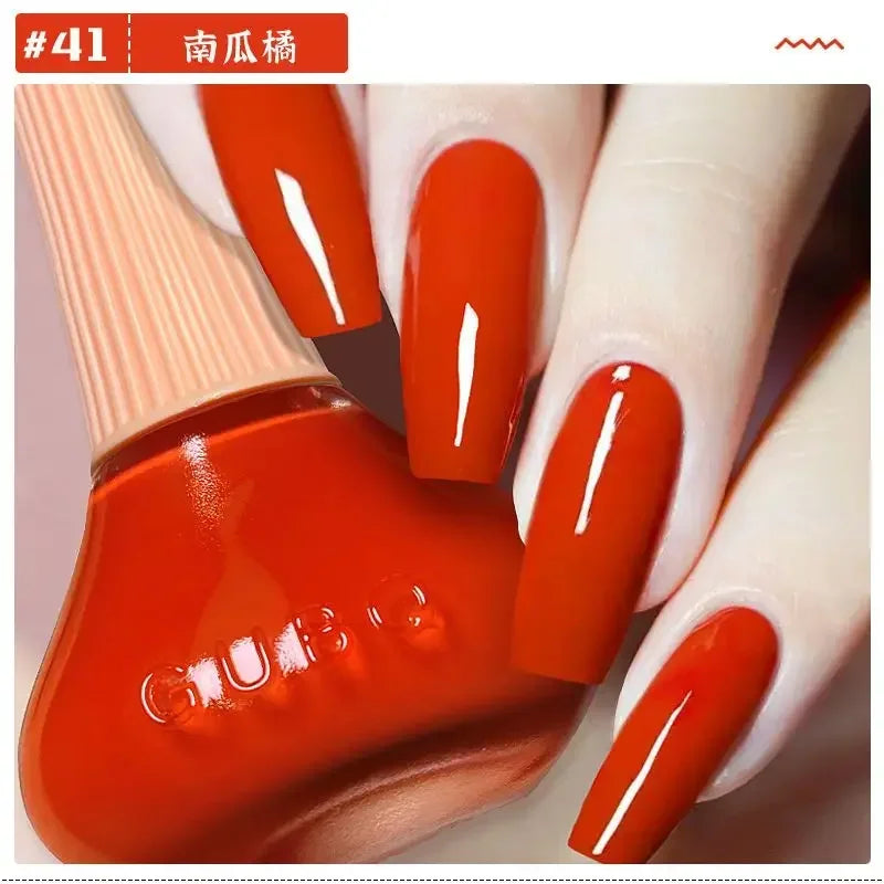 Glitter Gel Nail Polish Quick Dry Autumn Coffee Tones 12ml