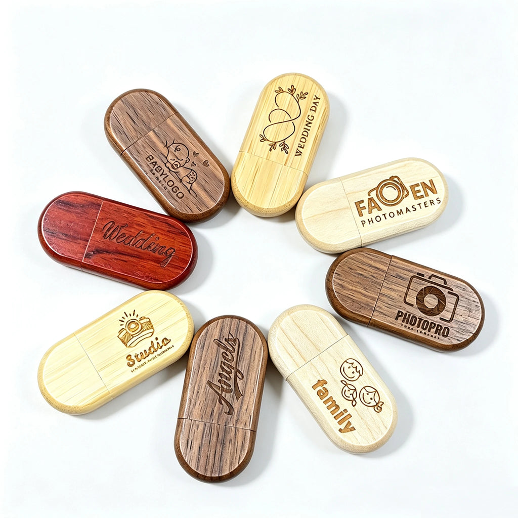 64GB Wooden Bamboo USB 3.0 Flash Drive – Free Custom Logo USB Flash Drive PRIMED