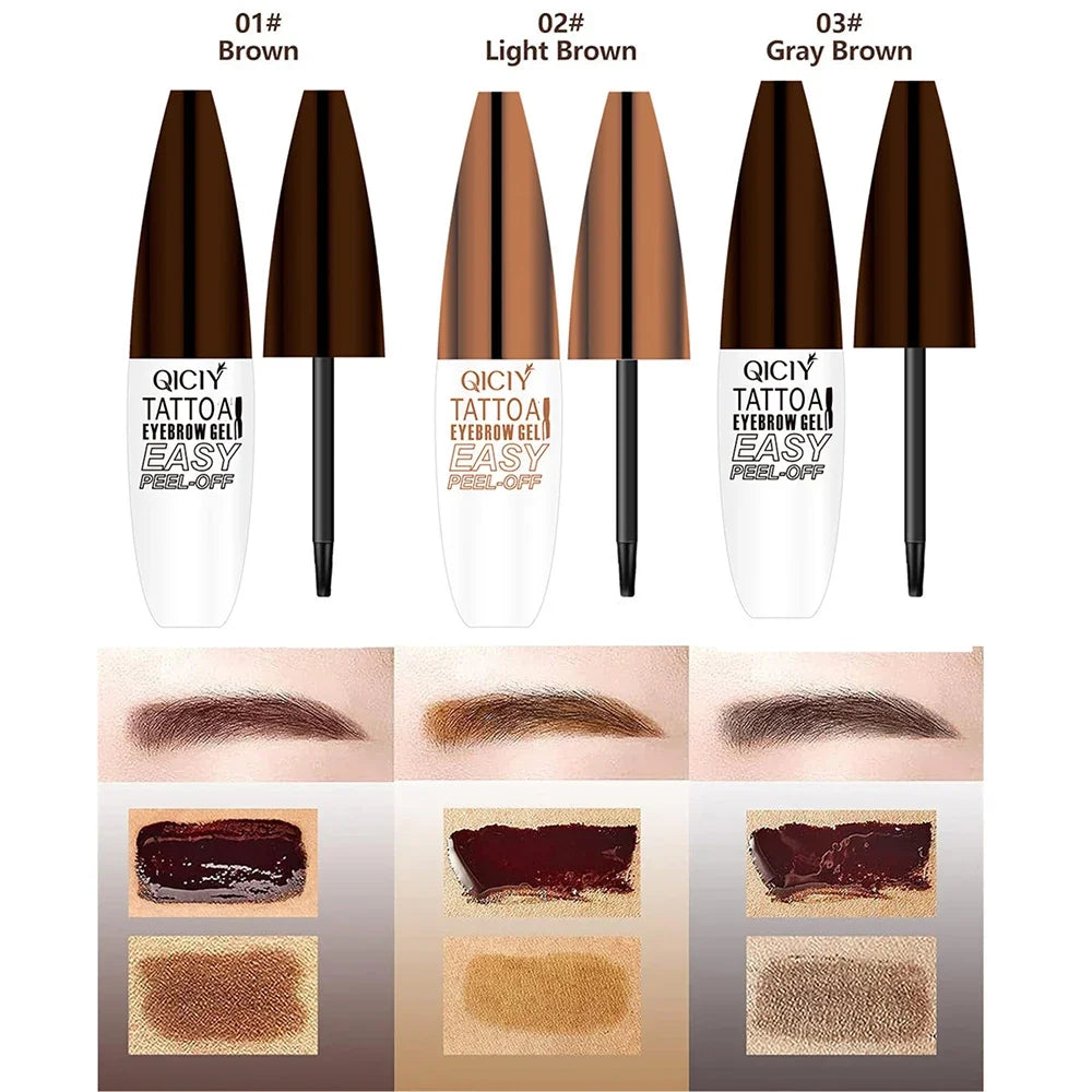 Waterproof Peel-Off Eyebrow Tint Gel – Semi-Permanent Brow Dye