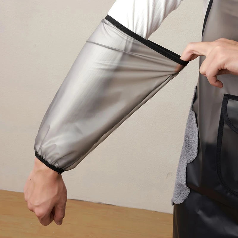 TPU Waterproof Oversleeves – Oil-Proof Arm Covers for Cleaning