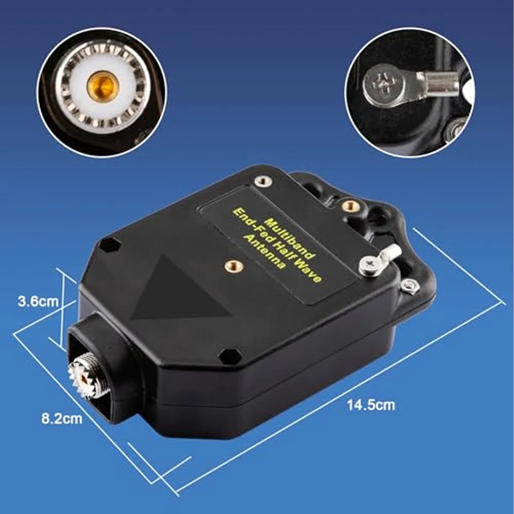 1:49 EFHW Balun 4/8-Band End-Fed Half-Wave Antenna 150W HF Antenna Balun PRIMED