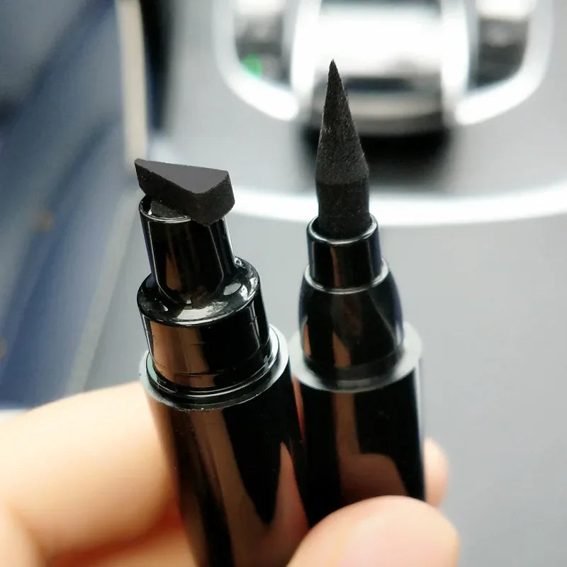 2-in-1 Stamp Eyeliner Pen – Waterproof Long-Wearing Double Head Stamp Eyeliner Pen PRIMED