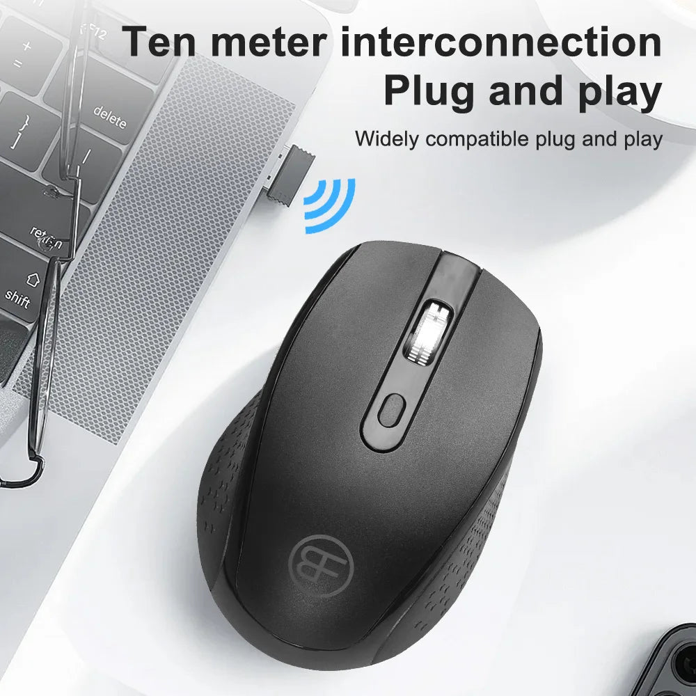 BalanceFit 2.4GHz Wireless Ergonomic Mouse | 1600 DPI USB Wireless Mouse PRIMED