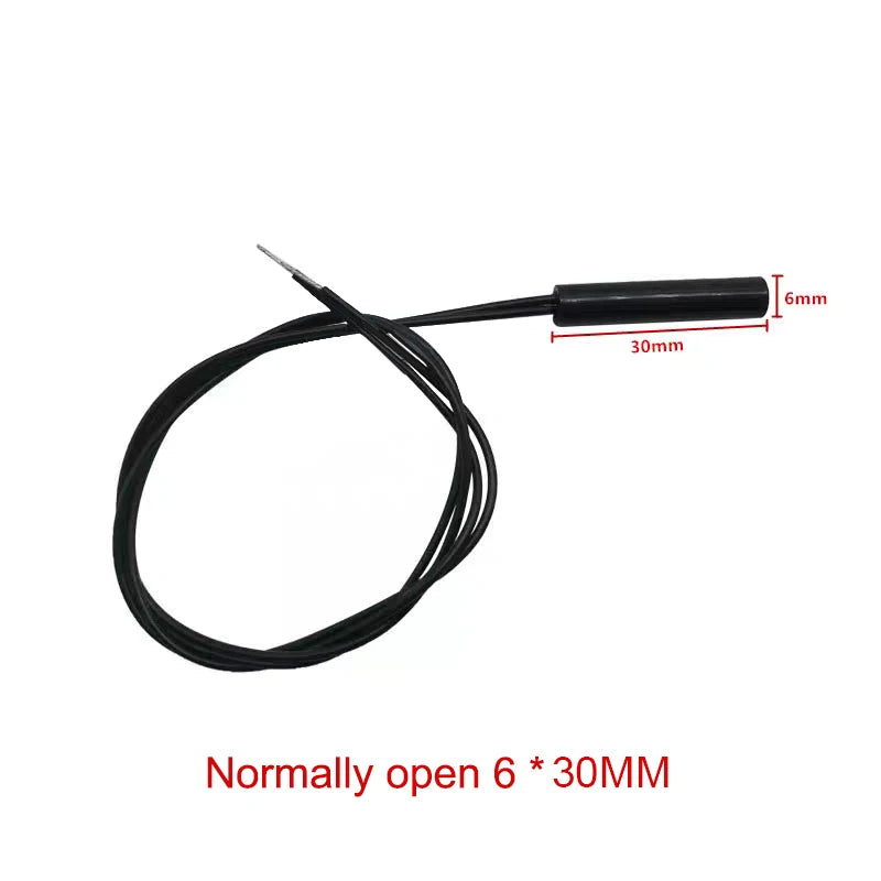 GPS-01 Normally Open Reed Switch – 4x18 to 6x30mm | Black Magnetic Reed Switch PRIMED 6x30MM