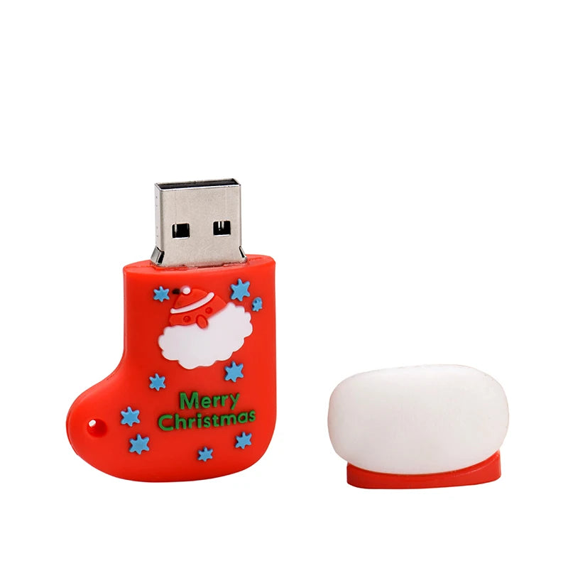 Santa Claus USB Flash Drive 4GB–128GB | Christmas Gift USB Flash Drive PRIMED