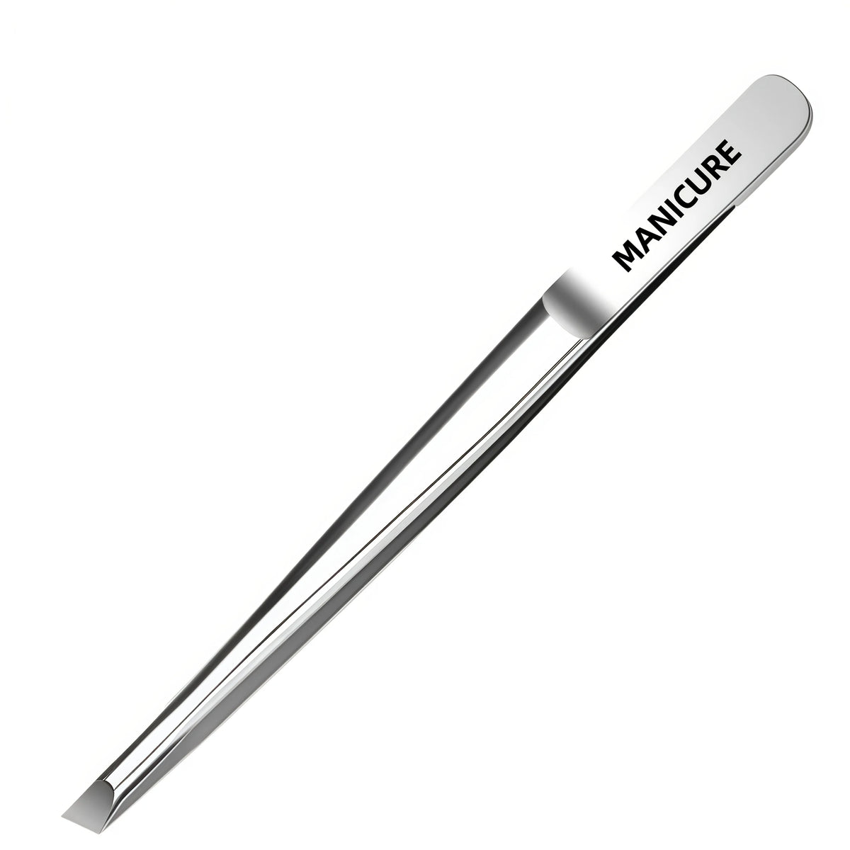 Stainless Steel Slant Tip Tweezers – Eyebrow & Facial Hair