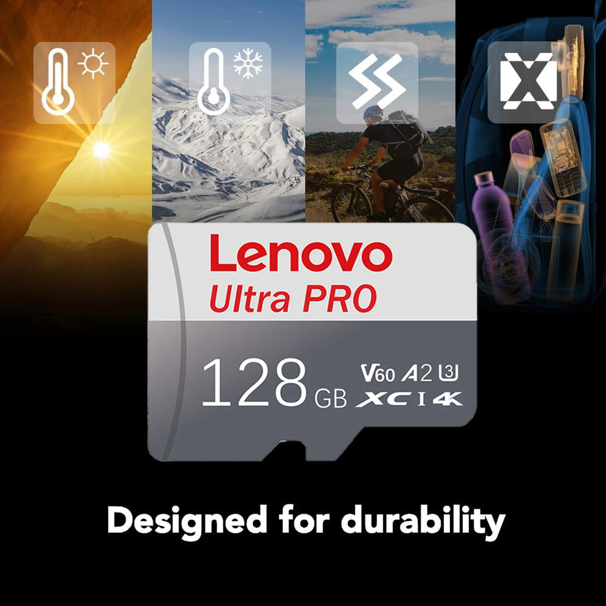 Lenovo Micro SD Card 128GB 256GB 512GB Class 10 U3 V60 A2 Flash Memory Card PRIMED