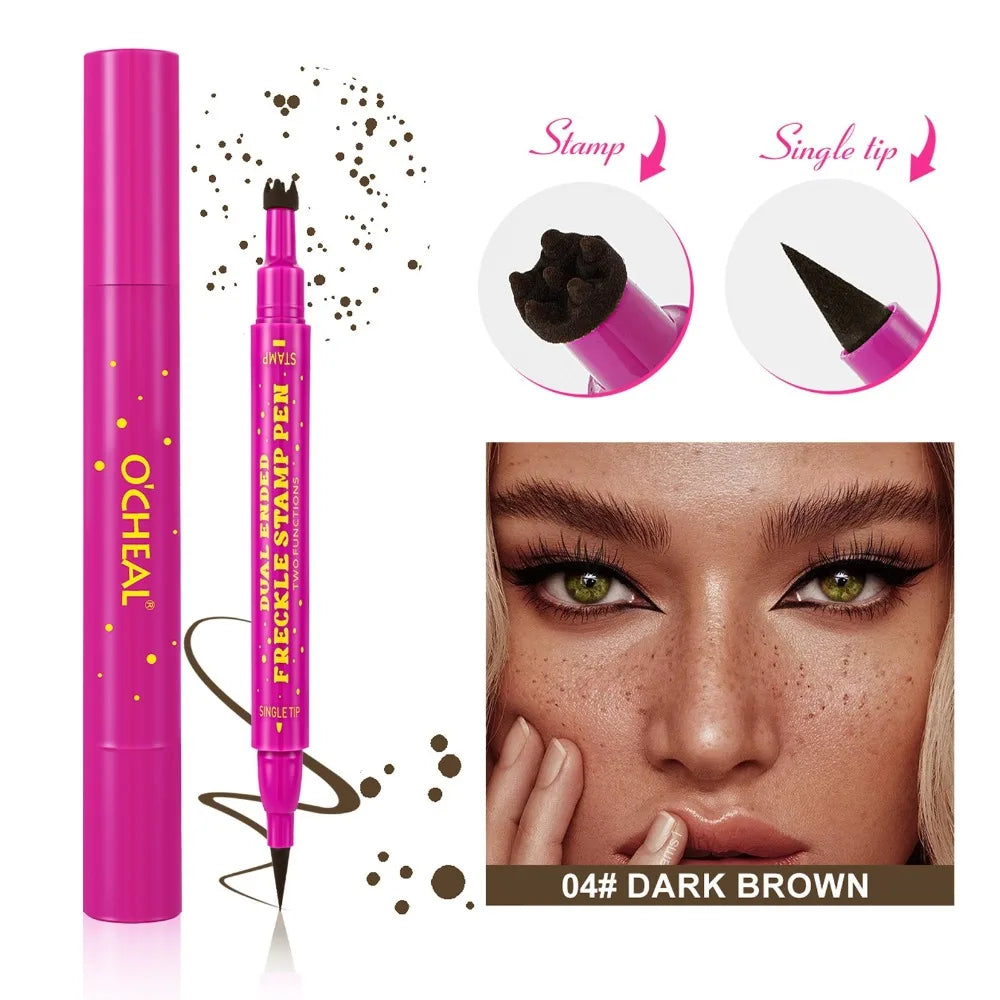 BOSUYA Dual-Ended Waterproof Faux Freckle Pen | Dotting Tool