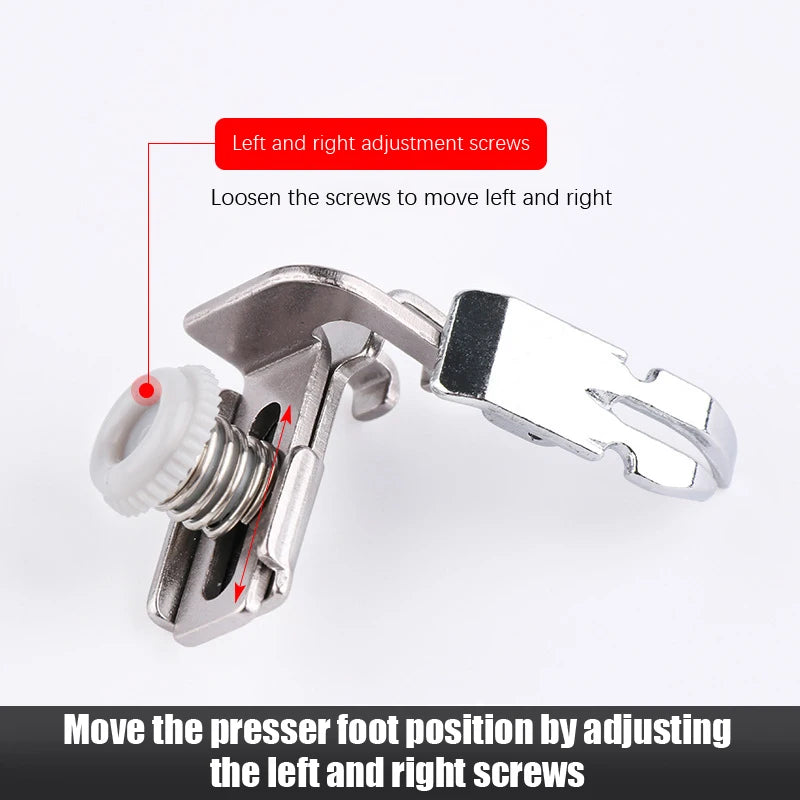 Universal Invisible Zipper Presser Foot – Stainless Steel