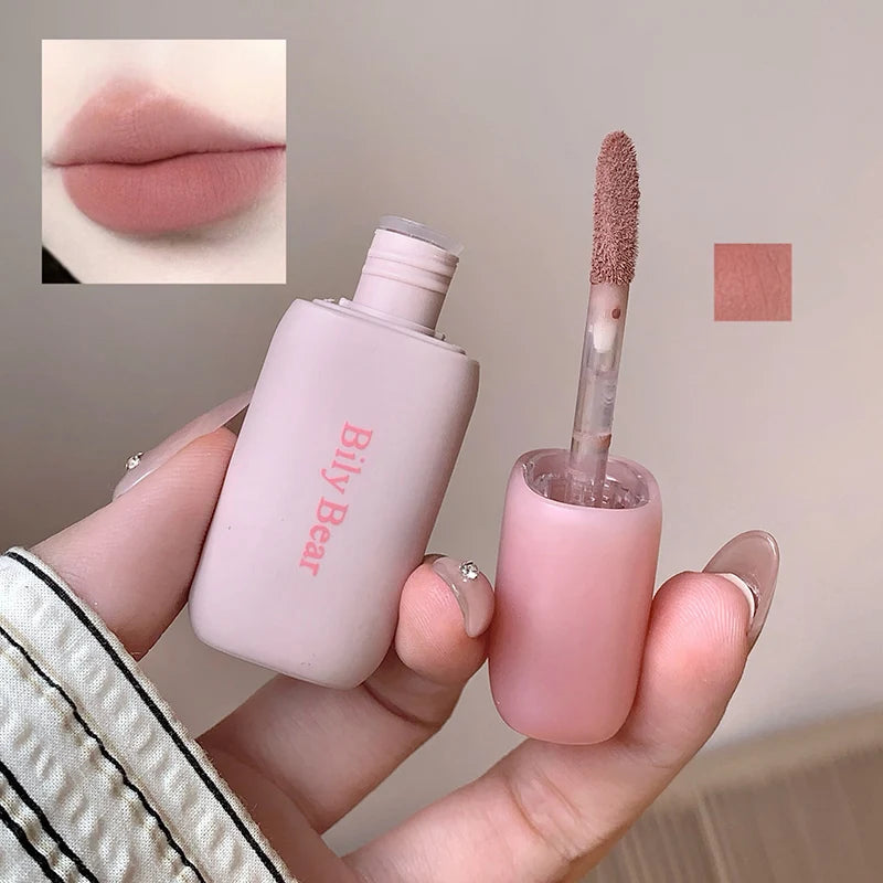 Soft Matte Liquid Lipstick – Nude Pink Velvet Lip Cream