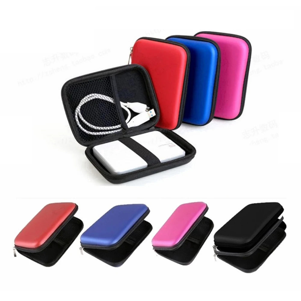EVA 2.5" HDD Portable Zipper Case – Hard Drive Storage Pouch Hard Drive Case PRIMED