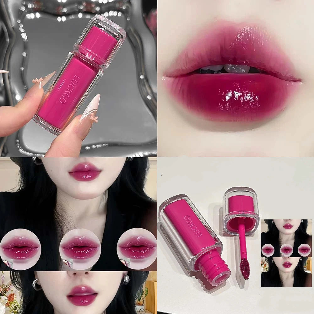 6-Color Mirror Lip Gloss – Waterproof Moisturizing Jelly Glaze Lip Gloss PRIMED