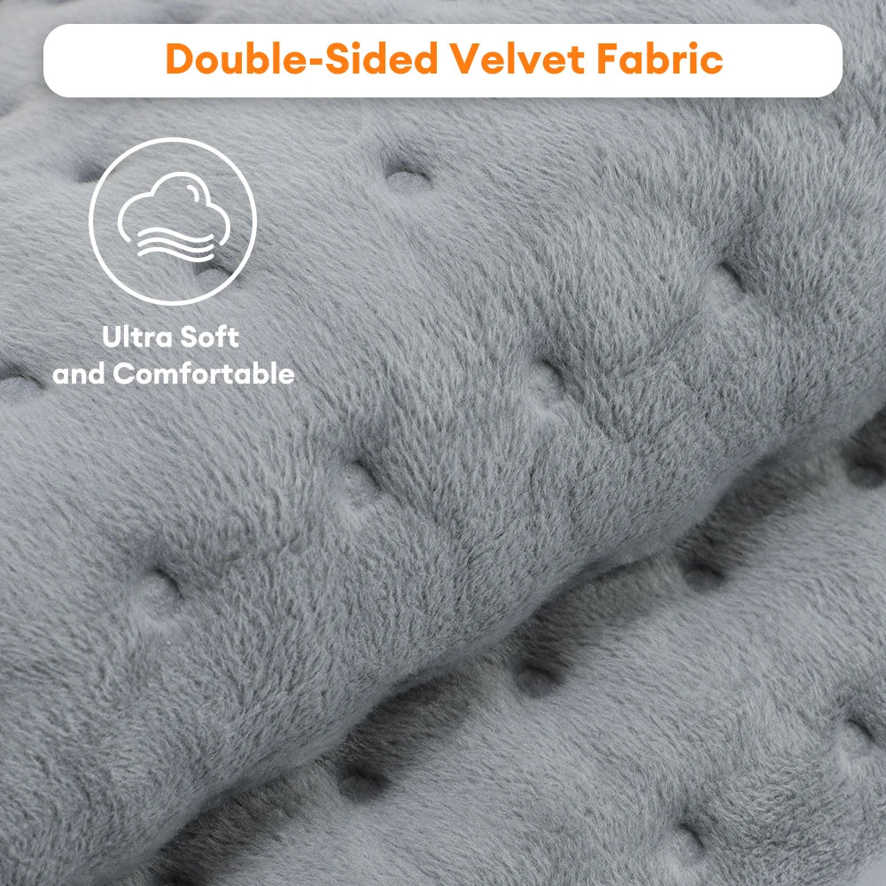 Electric Heating Pad 30×60cm | 9 Temps, Timer, Washable Electric Heating Pad PRIMED