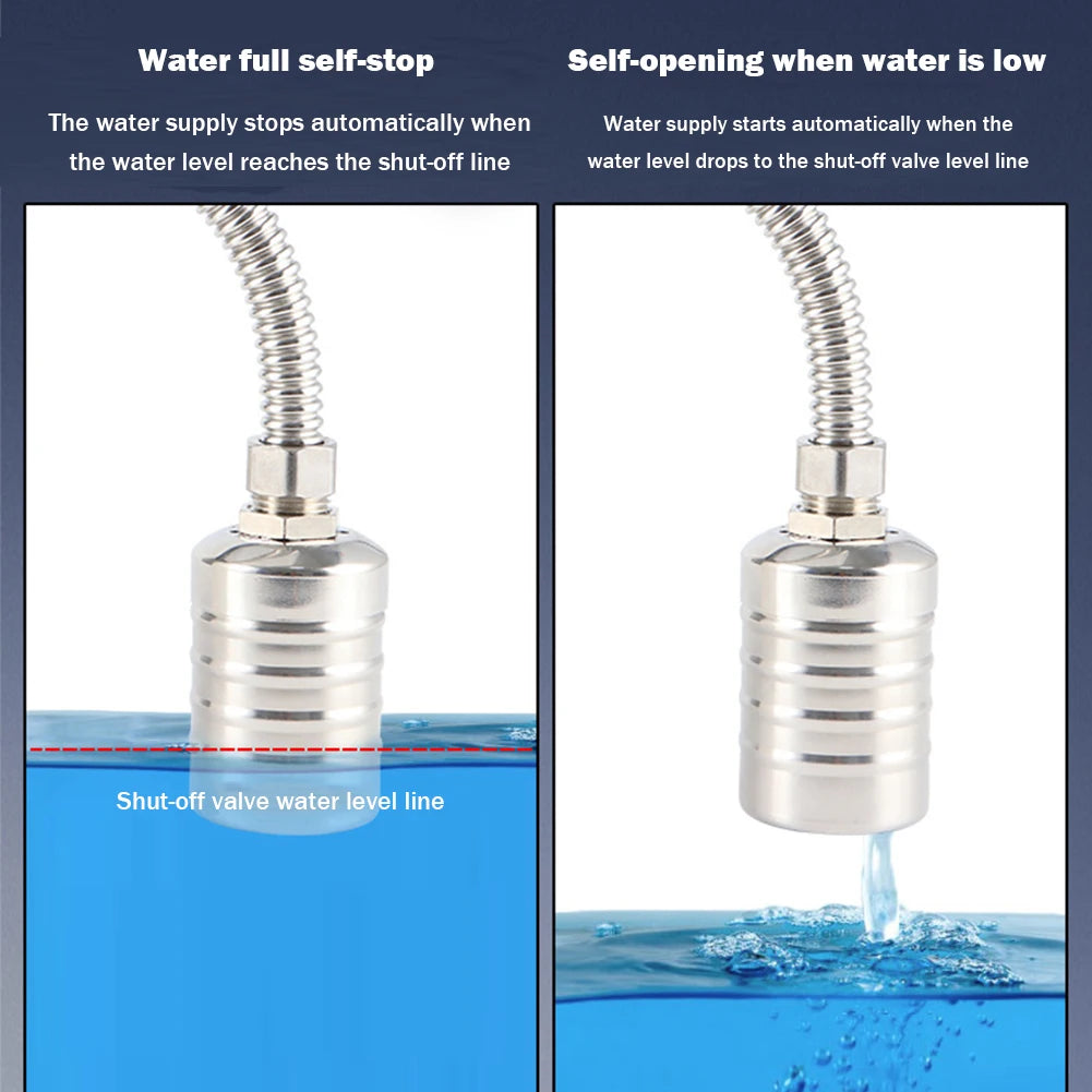 304 Stainless Steel Float Valve – Auto Water Level Control Float Valve PRIMED
