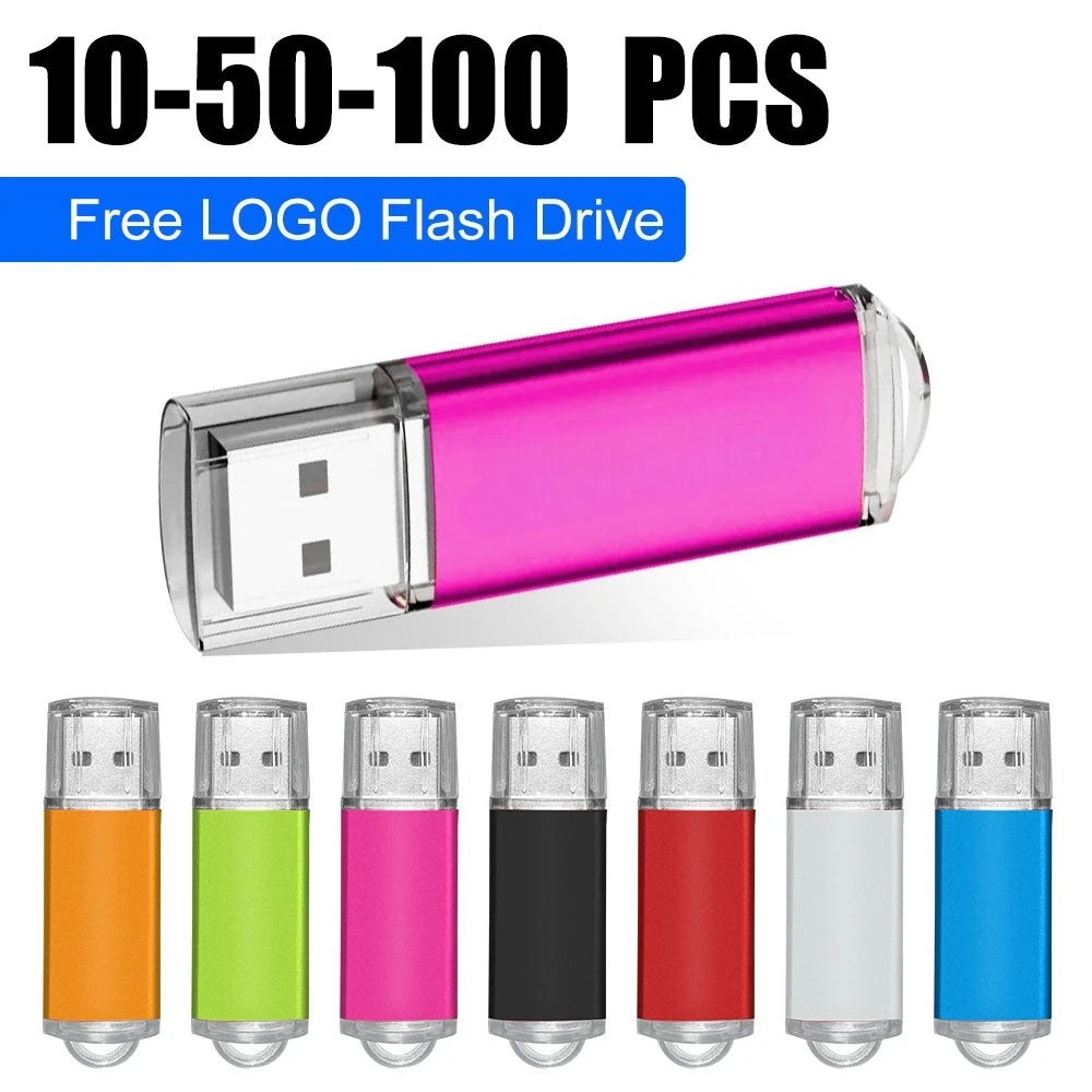 Metal USB 2.0 Flash Drive 4GB–64GB Bulk | Custom Logo USB Flash Drive PRIMED