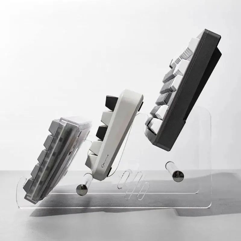 Transparent Acrylic Keyboard Stand – 1, 2 & 3-Tier Rack Keyboard Stand Rack PRIMED