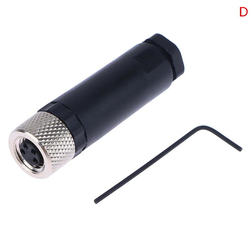 M8 Waterproof Sensor Connector 3/4 Pin Male Female Plug Industrial Connector PRIMED