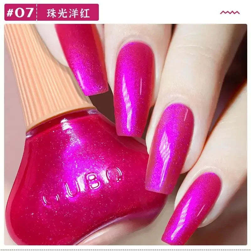 Glitter Gel Nail Polish Quick Dry Autumn Coffee Tones 12ml