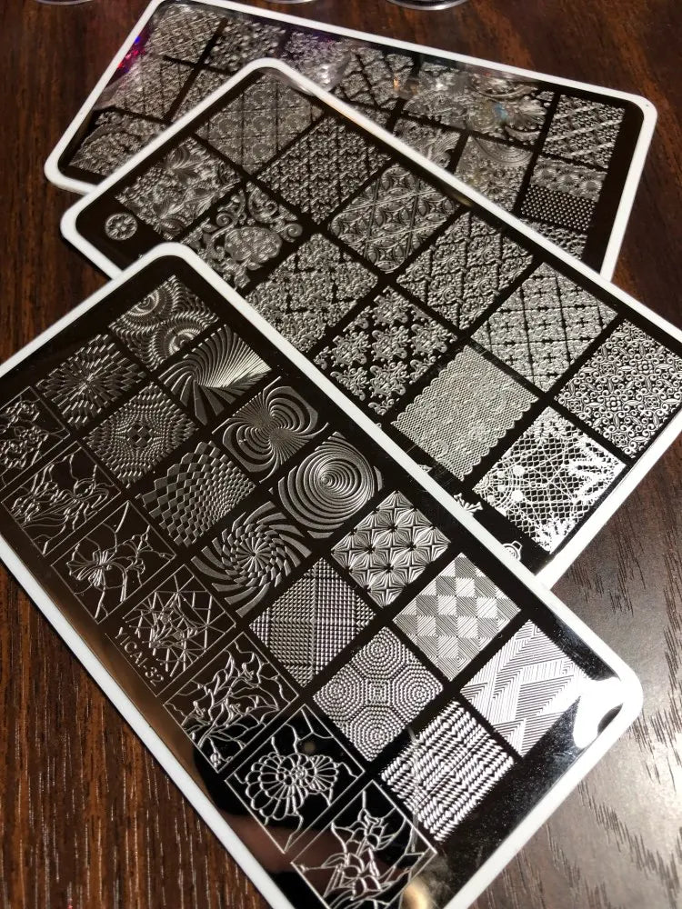 Nail Stamping Plate Lace Flower Peacock DIY Stencil #YC33